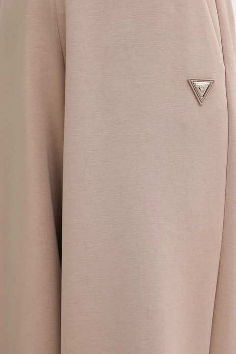 Guess spodnie OLYMPE damskie kolor beżowy gładkie V4YB07 KCAY2 - zdjęcie produktu nr 1