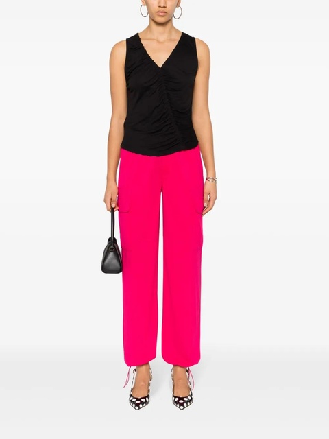 PINKO gathered sleeveless tank top - Black - zdjęcie produktu nr 2