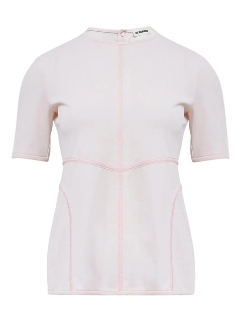 Jil Sander crew-neck T-shirt - Pink - zdjęcie produktu nr 1