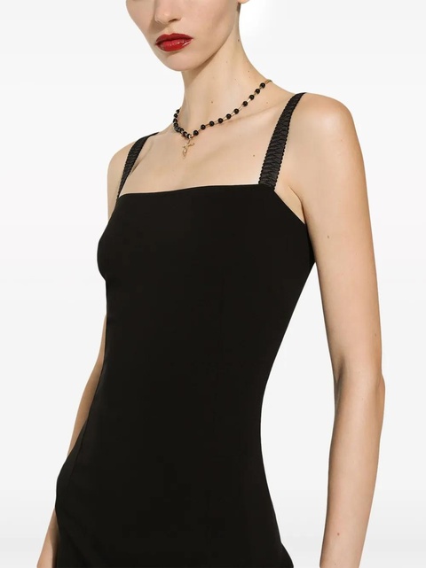 Dolce & Gabbana Milano-stitch midi dress - Black - zdjęcie produktu nr 1