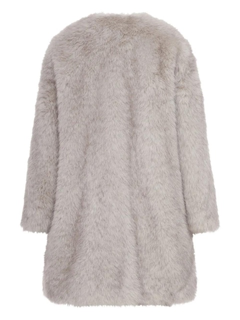 Max Mara fur round-neck coat - Grey - zdjęcie produktu nr 2