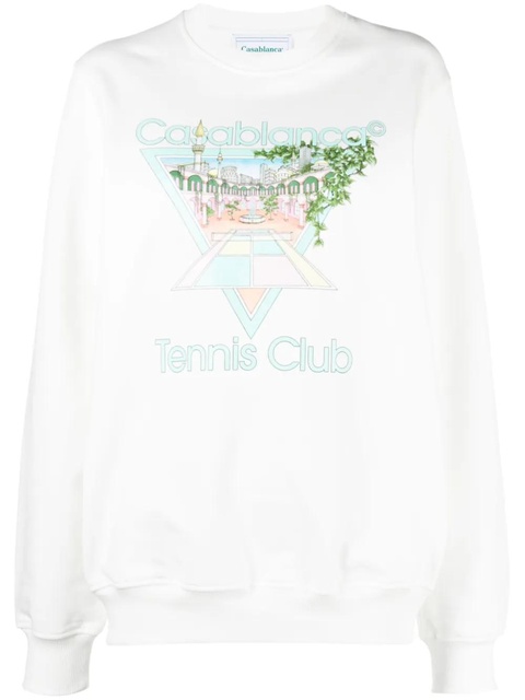Casablanca Tennis Club Icon sweatshirt - White - zdjęcie produktu nr 1
