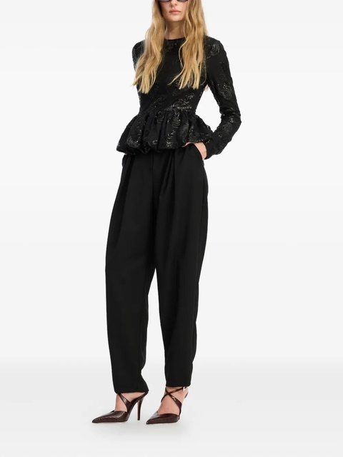 ROTATE BIRGER CHRISTENSEN pleated tailored trousers - Black - zdjęcie produktu nr 2