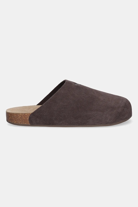 adidas Originals klapki zamszowe Adimule kolor brązowy JS0705 - zdjęcie produktu nr 1