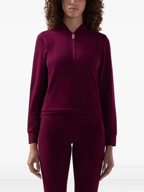 GCDS zip detail sweatshirt - Red - zdjęcie produktu nr 2