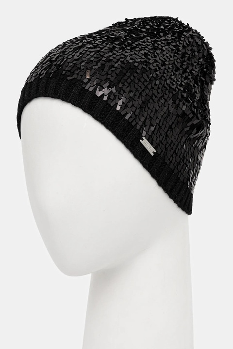 Armani Exchange czapka z dodatkiem wełny kolor czarny XW001670 AF19448 - zdjęcie produktu nr 2