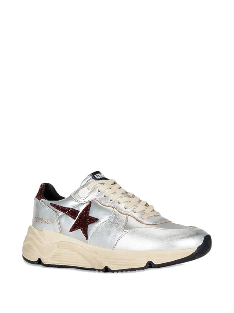 Golden Goose Running Sole "Silver/Bordeaux" sneakers - Grey - zdjęcie produktu nr 1