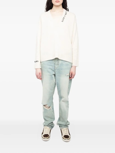 Zadig&Voltaire Mikyz embroidered merino jumper - White - zdjęcie produktu nr 2