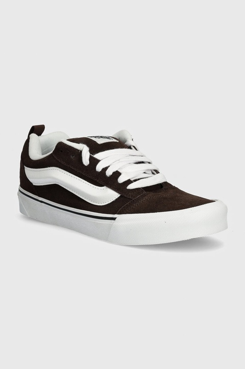 Vans tenisówki zamszowe Knu Skool kolor brązowy VN0009QCNWH1 - zdjęcie produktu nr 1
