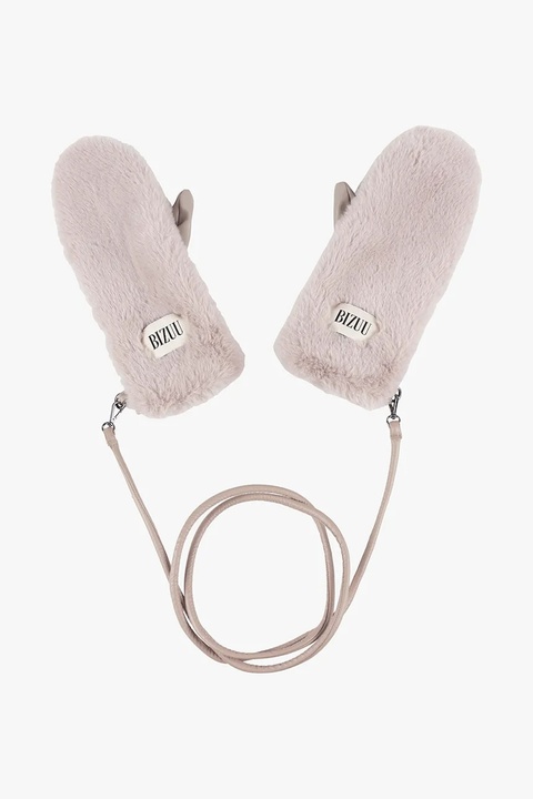 Bizuu rękawiczki ROKKA damskie kolor beżowy ROKKA BEŻOWY - zdjęcie produktu nr 1