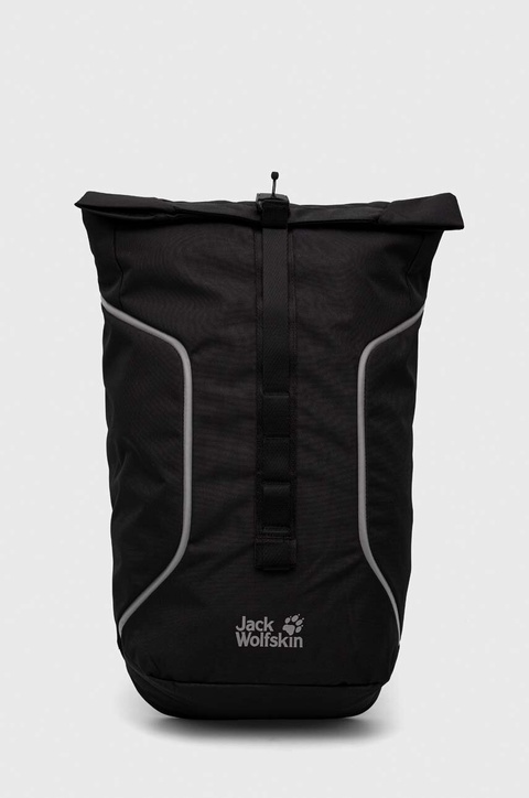 Jack Wolfskin plecak Allspark kolor czarny duży z nadrukiem - zdjęcie produktu nr 1