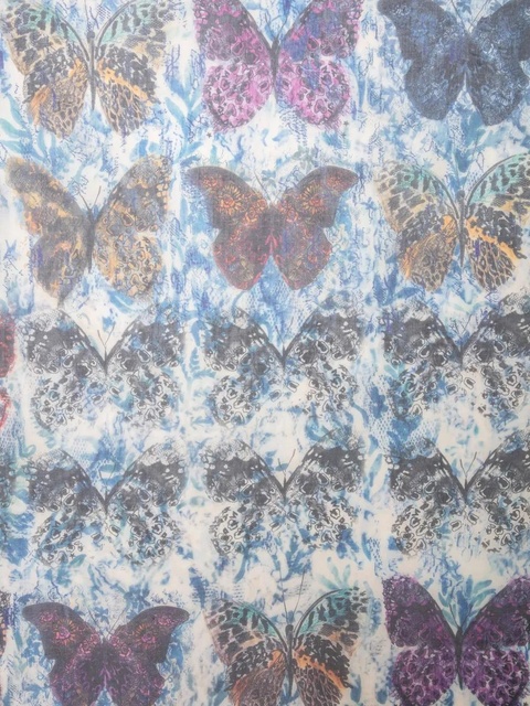 Zadig&Voltaire Kerry printed modal scarf - Blue - zdjęcie produktu nr 2