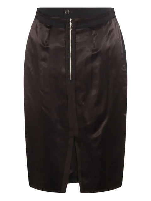 Maison Margiela cotton pencil skirt - Brown - zdjęcie produktu nr 1