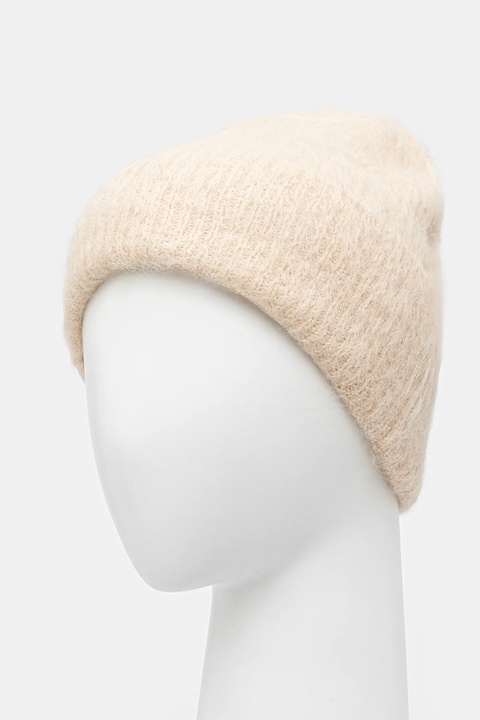 Answear.LAB czapka kaszmirowa kolor beżowy - zdjęcie produktu nr 1