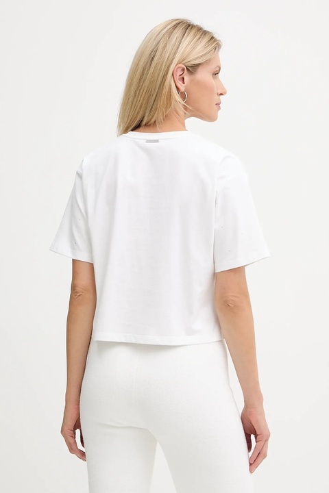 MICHAEL Michael Kors t-shirt bawełniany damski kolor biały MF551TR2ZU - zdjęcie produktu nr 2