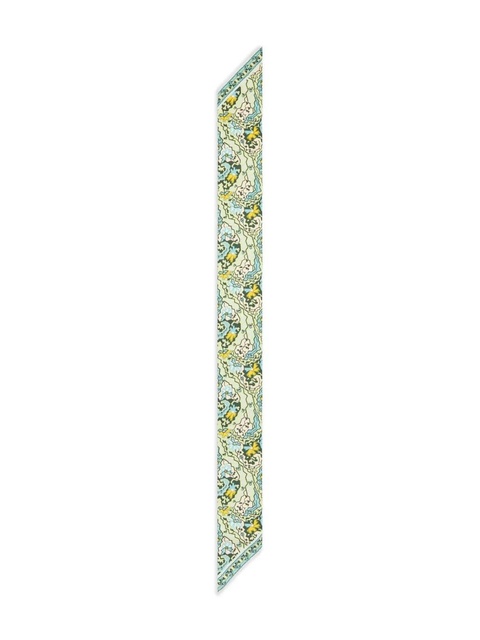 Tory Burch paisley ribbon tie - Blue - zdjęcie produktu nr 1