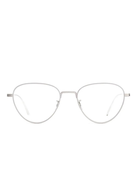 KHAITE x Oliver Peoples 1991RX oval-frame glasses - Silver - zdjęcie produktu nr 2