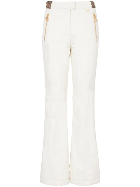 Balmain monogram-stripes ski trousers - White - zdjęcie produktu nr 1