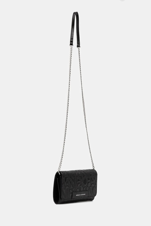 Armani Exchange portfel damski kolor czarny XW000358 AF17290 - zdjęcie produktu nr 2