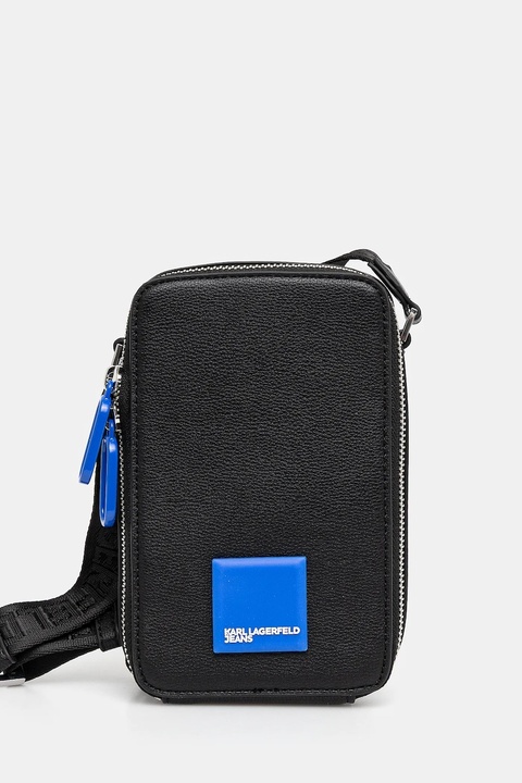 Karl Lagerfeld Jeans saszetka kolor czarny A2W32007 - zdjęcie produktu nr 1