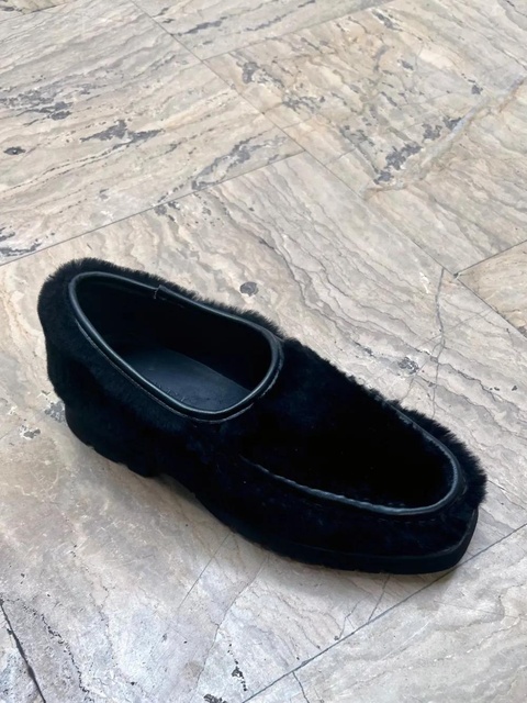 Hereu shearling loafers - Black - zdjęcie produktu nr 2