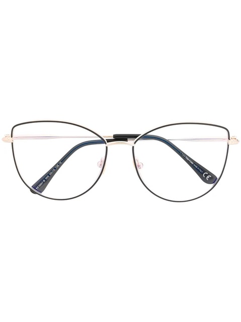 TOM FORD Eyewear soft cat-eye glasses - Black - zdjęcie produktu nr 1