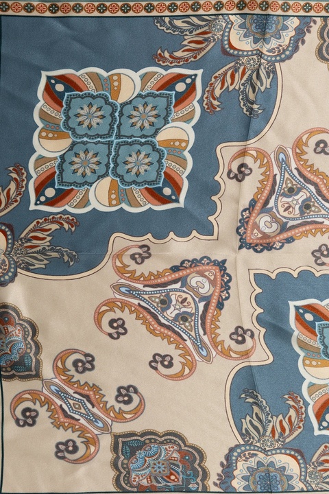 Answear.LAB apaszka jedwabna damska kolor multicolor wzorzysta - zdjęcie produktu nr 2