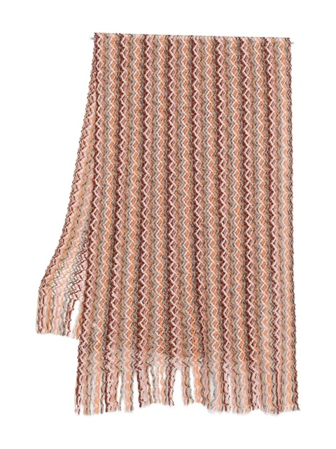 Missoni fringed scarf - Orange - zdjęcie produktu nr 1