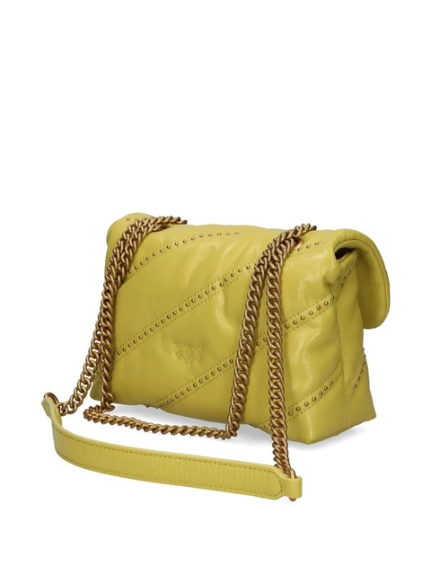 PINKO leather shoulder bag - Yellow - zdjęcie produktu nr 2