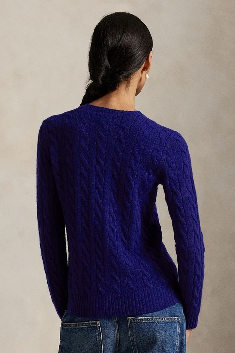 Polo Ralph Lauren sweter wełniany damskie kolor granatowy 211971865012 - zdjęcie produktu nr 2