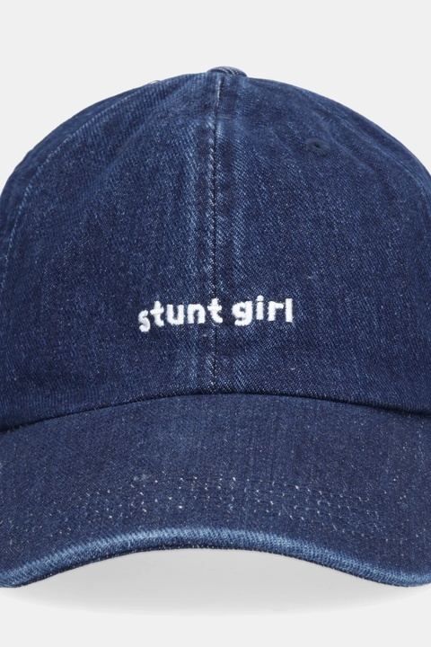 Sisley czapka jeansowa kolor granatowy 63KBWA016 - zdjęcie produktu nr 2