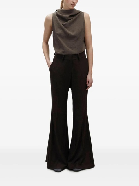 Alysi cowl-neck hooded top - Brown - zdjęcie produktu nr 2