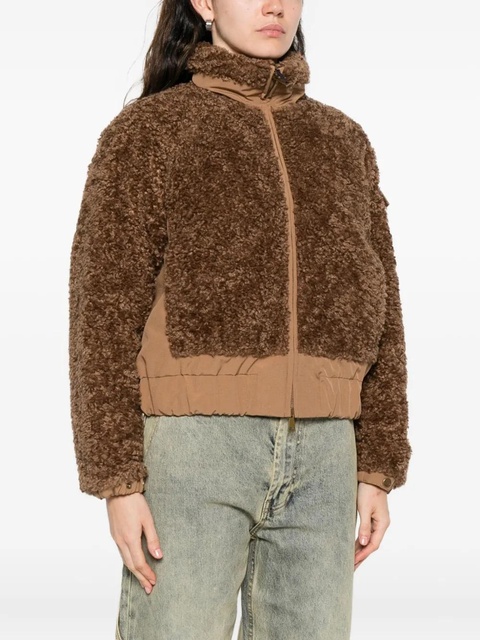 Moncler Coligny teddy-fleece jacket - Brown - zdjęcie produktu nr 1