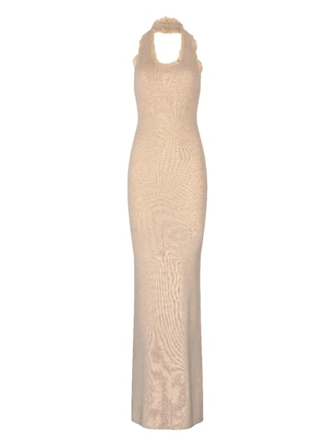 Aya Muse Cora halterneck dress - Neutrals - zdjęcie produktu nr 1