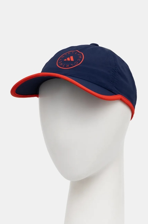 adidas by Stella McCartney czapka z daszkiem kolor granatowy z aplikacją JP1176 - zdjęcie produktu nr 1