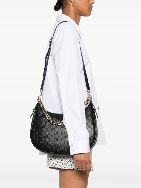 Gucci GG-pattern chain-strap bag - Black - zdjęcie produktu nr 2