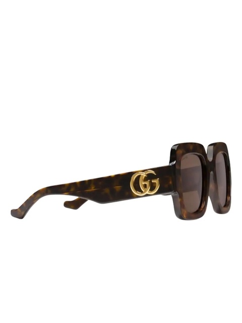 Gucci Eyewear tortoiseshell square sunglasses - Brown - zdjęcie produktu nr 2