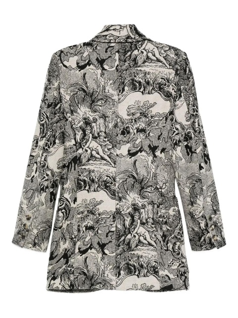Vivienne Westwood double-breasted printed coat - Neutrals - zdjęcie produktu nr 1