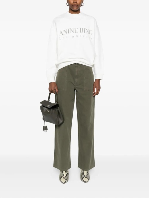ANINE BING Jaci sweatshirt - White - zdjęcie produktu nr 2