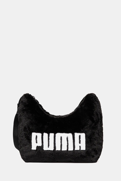 Puma torebka Up Faux Fur kolor czarny 91869 - zdjęcie produktu nr 1