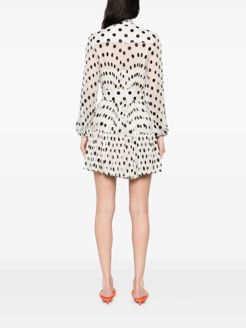 ZIMMERMANN pussy bow mini dress - Neutrals - zdjęcie produktu nr 2