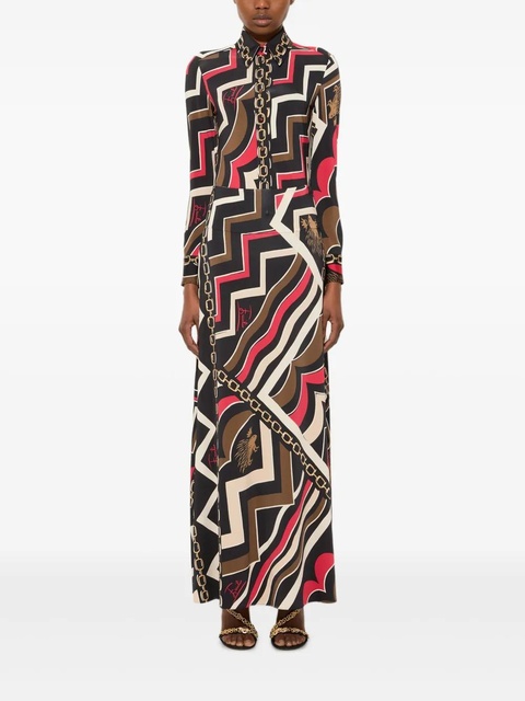 PUCCI abstract-print maxi skirt - Black - zdjęcie produktu nr 2