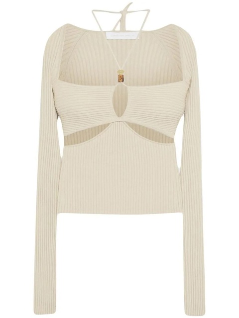 Simkhai Elenor Beads top - Neutrals - zdjęcie produktu nr 1