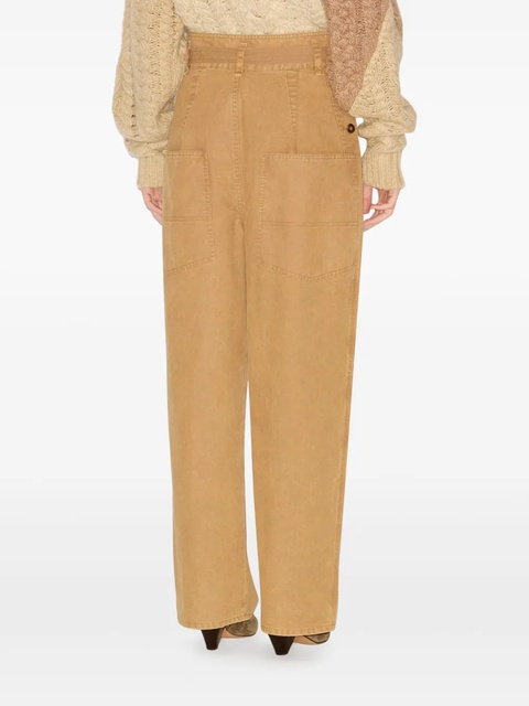 MARANT ÉTOILE Mathilda trousers - Yellow - zdjęcie produktu nr 2