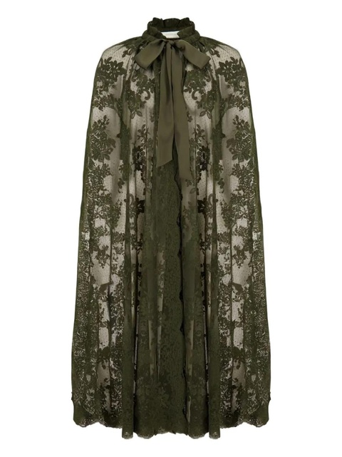 ZIMMERMANN lace high-neck cape - Green - zdjęcie produktu nr 1