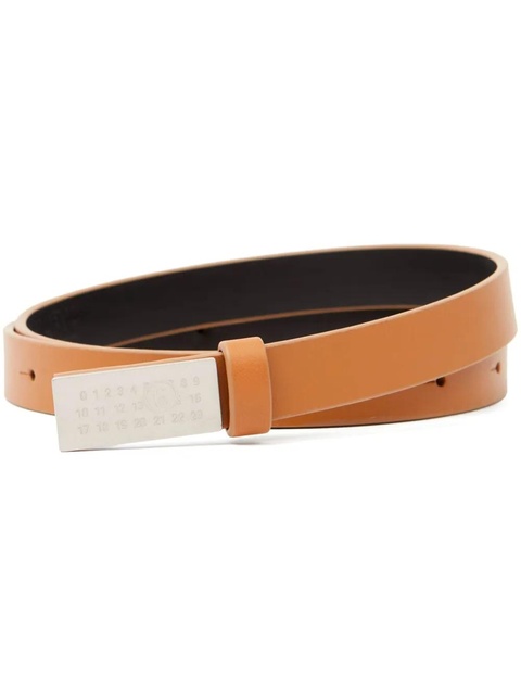 MM6 Maison Margiela mini Numeric belt - Brown - zdjęcie produktu nr 2