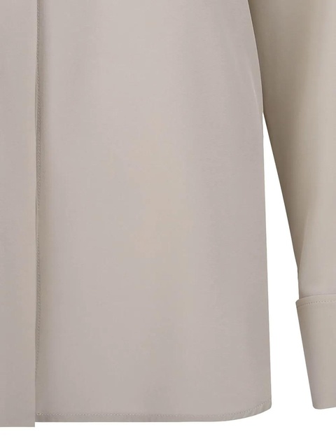 Max Mara ribbon-detail shirt - Grey - zdjęcie produktu nr 2