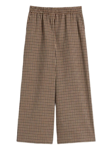 Weekend Max Mara houndstooth elastic-waist trousers - Neutrals - zdjęcie produktu nr 1