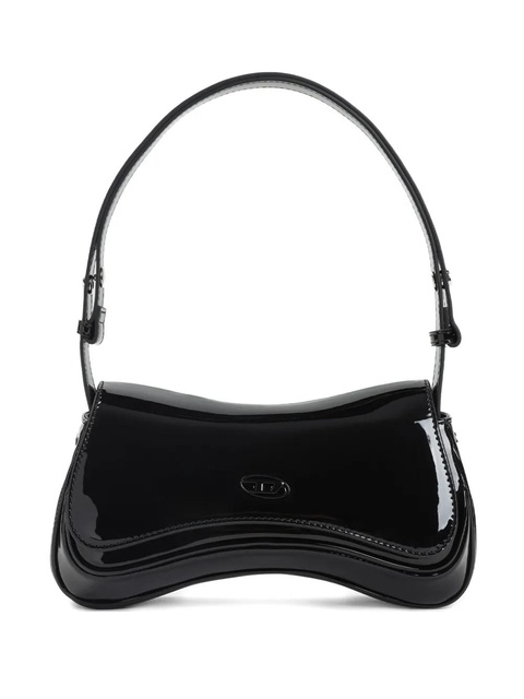 Diesel Play logo-plaque shoulder bag - Black - zdjęcie produktu nr 1