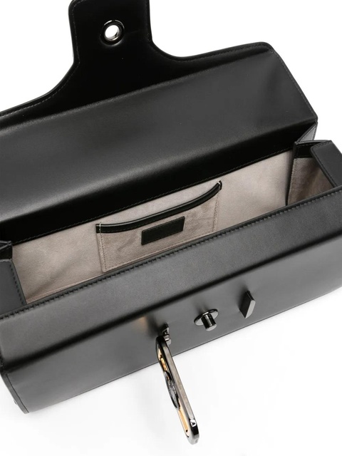 Lanvin medium Pencil Cat sculpted-handle leather bag - Black - zdjęcie produktu nr 2